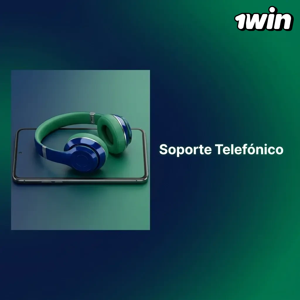 Agente de soporte telefónico de 1win atendiendo consultas urgentes en español para usuarios de Argentina
