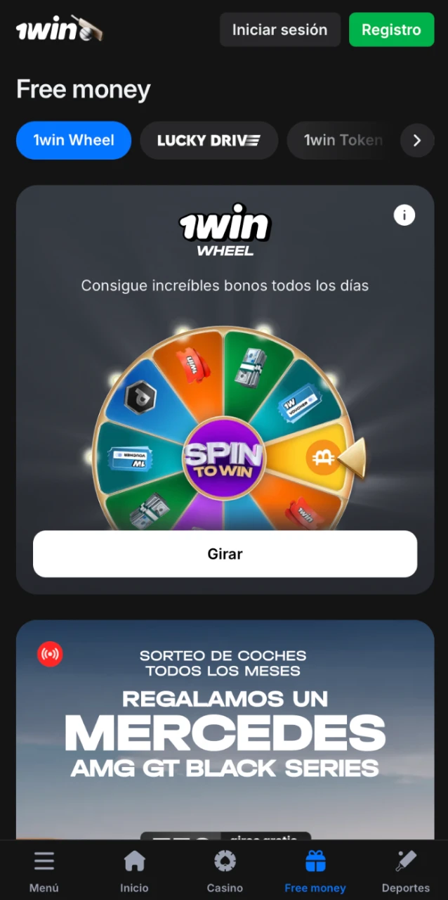 Cupón de apuesta en la app 1win para ingresar el monto y confirmar tus selecciones deportivas.