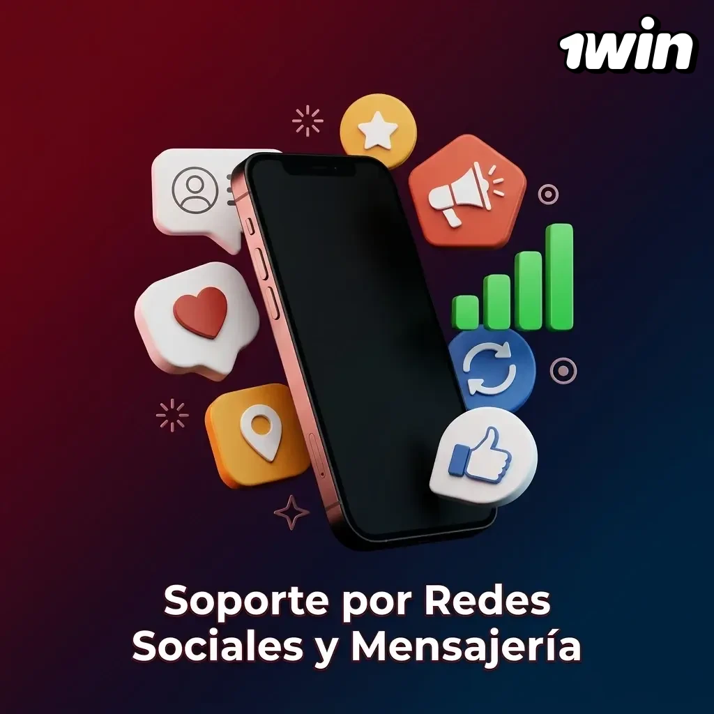 Soporte 1win por redes sociales y mensajería: Telegram, WhatsApp, Facebook Messenger y Twitter para atención al cliente